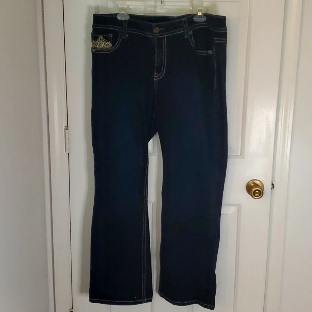 Lane Bryant Womens Jeans with Sequin Back & Front Pockets